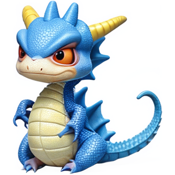 Baby Dragon toy art