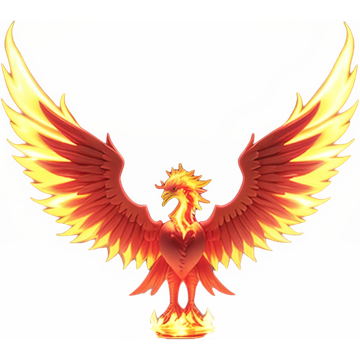 Ethereal Phoenix Bird toy art